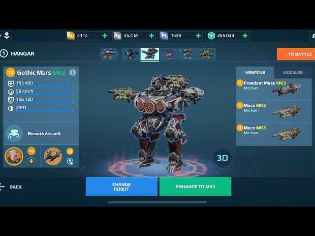 Marsh Mace Double Last Stand become powerful | War Robots Gameplay