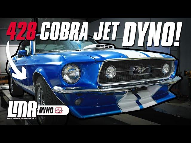 1967 Mustang GT With 428 Cobra Jet Hits The Dyno!