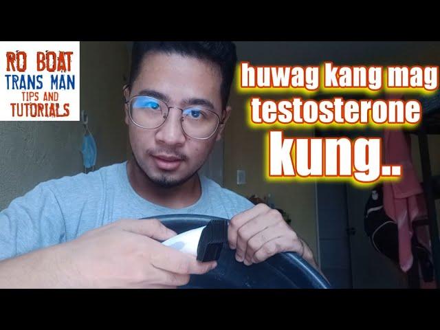 WAG KA MAG T KUNG .. (Gender Affirming Hormone Therapy Filipino Trans Man Vlogs)