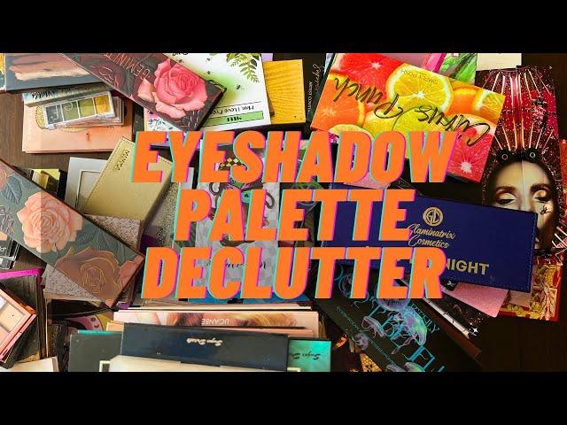 EYESHADOW PALETTE DECLUTTER 2023 | SMITHY SONY