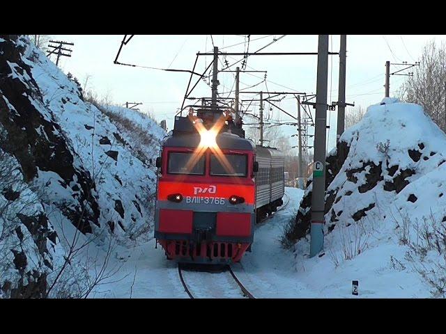 Зимний железнодорожный микс №4. Российские локомотивы / Russian locomotives (RZD)