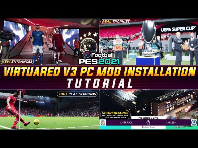 VirtuaRed V3 Mod Install Tutorial - EASY Step-by-Step Guide for BEST Mod [DP7] | eFootball PES 2021