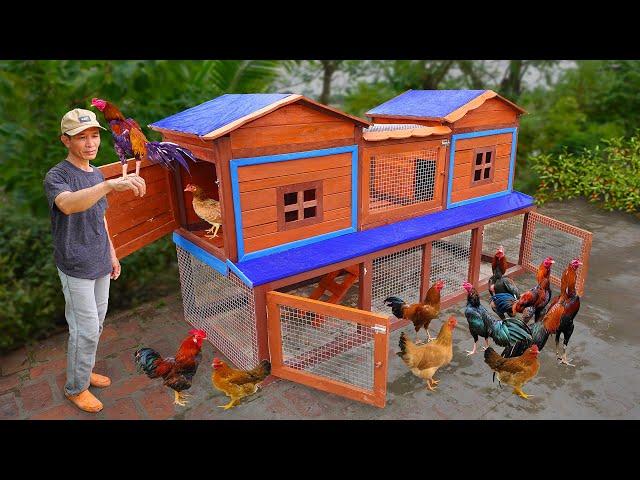 How to make chicken coop at home | The low cost chicken coop idea