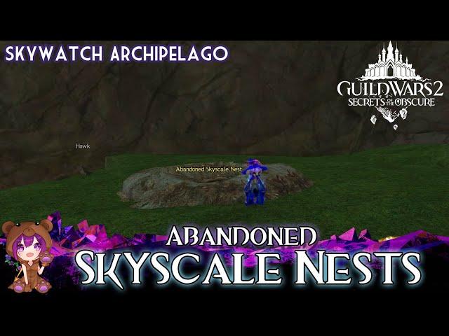 GW2 - Abandoned Skyscale Nests Location in Skywatch Archipelago (A New Friend achievement)