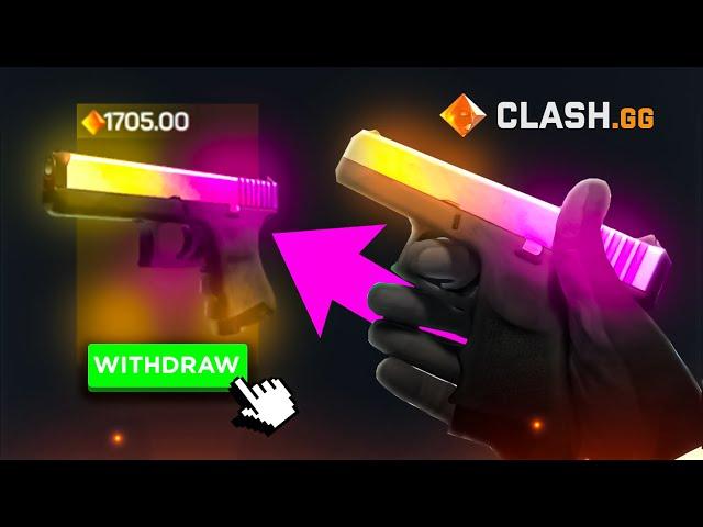 LUCKIEST CASE BATTLES EVER! (CLASH.GG)