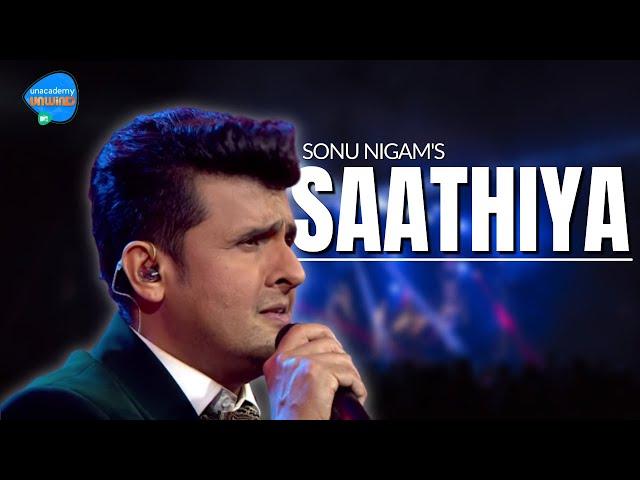 Saathiya - Sonu Nigam | Unacademy Unwind With MTV