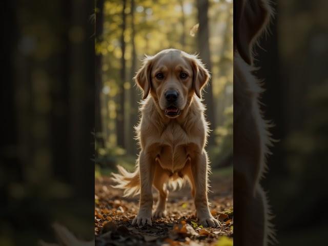 Retriever saved a Rabbit from a Wolf #story #cute #cuteanimals #animals #lover #rescue