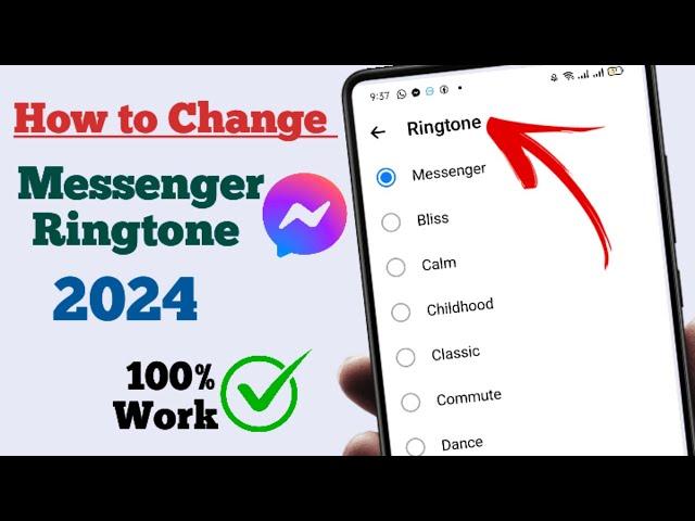 How to Change Facebook Messenger Ringtone 2024 || How to Change Messenger Ringtone