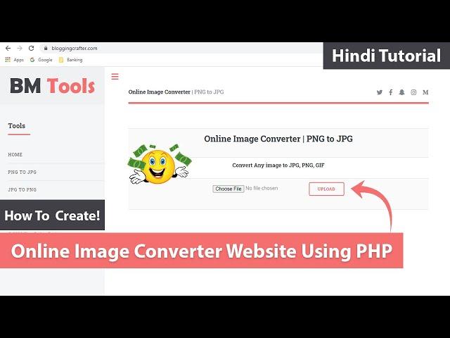 How To Create a Online Image Converter Website Using PHP (PNG to JPG, JPG to GIF & More)