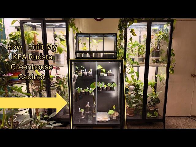 How I Built My IKEA Rudsta Greenhouse Cabinet