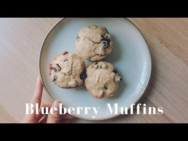 【Recipe】Easy Blueberry Muffins | Snack Prepping