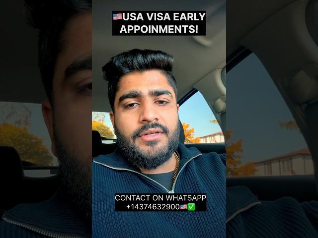 USA VISA EARLY APPOINMENTS AVAILABLE - CONTACT ON WHATSAPP +14374632900 | SAGAR KAPOOR CANADA