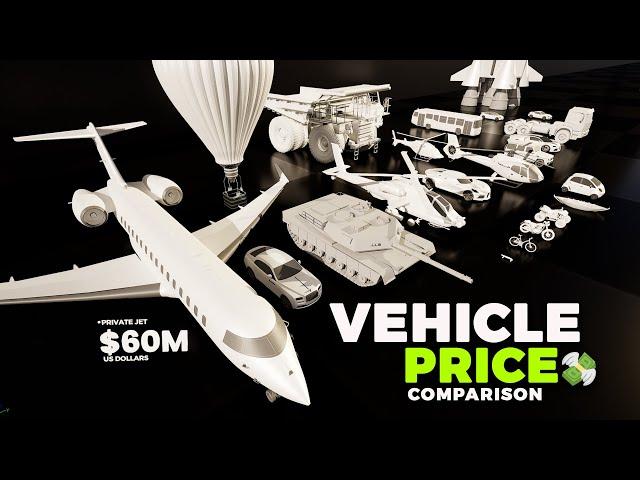 Vehicle Price Comparison 2023 | 3D Animation Comparison