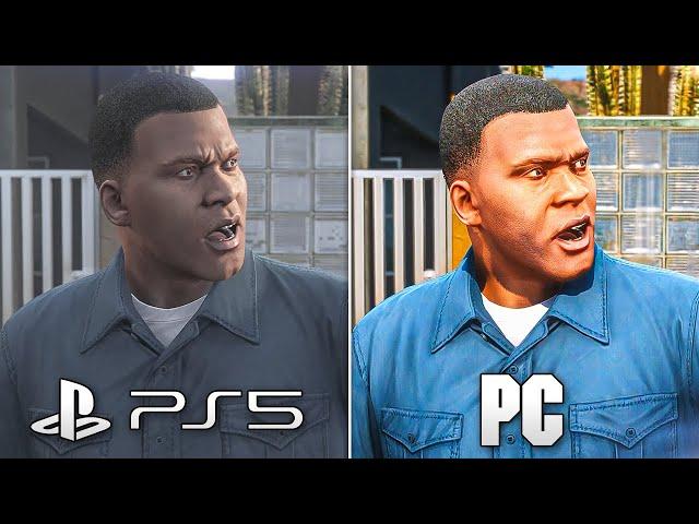 GTA 5 - PS5 vs PC - Graphics Comparison - Expanded & Enhanced vs PC MODS | Ultra Settings 4K