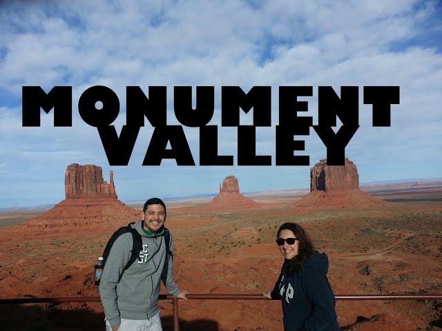 David & Nina at Monument Valley Navajo Tribal Park Parrot Bebop Drone