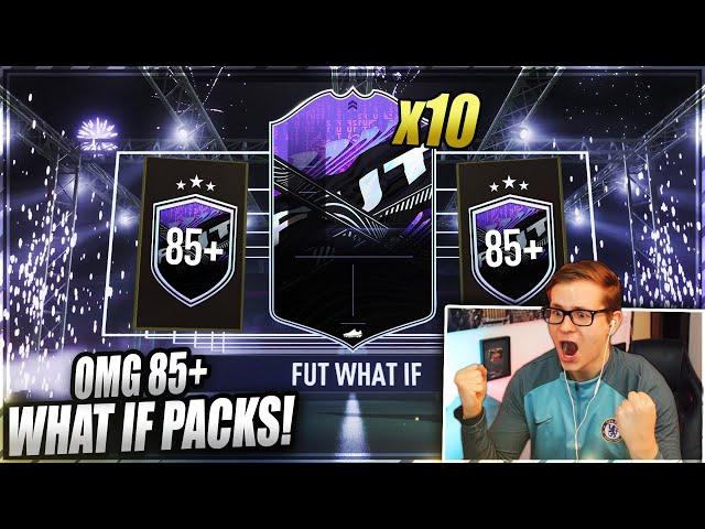 OMG 10X WHAT IF x5 85+ UPGRADE PACKS  FIFA 21 PACK OPENING