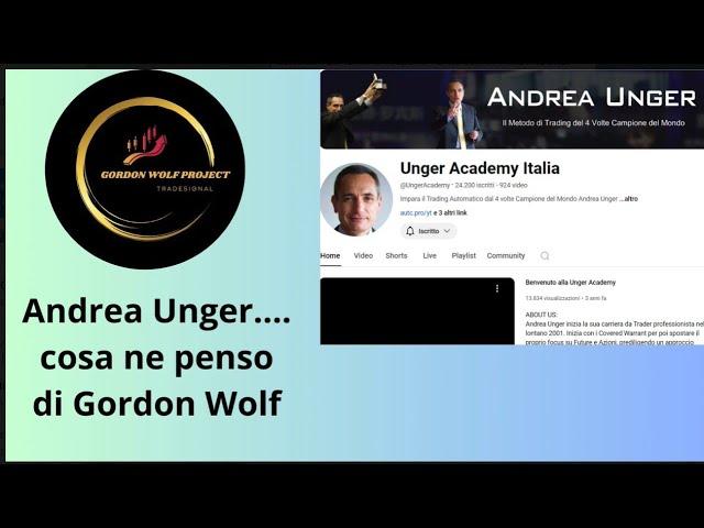 Andrea Unger… cosa ne penso