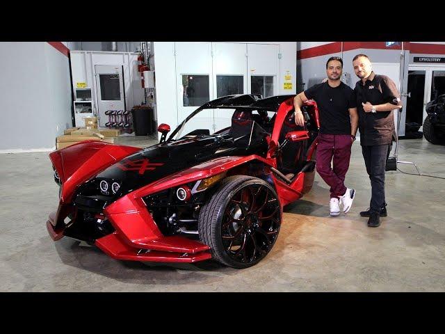 Avorza Polaris Slingshot done for Luis Fonsi by Alex Vega at The Auto Firm