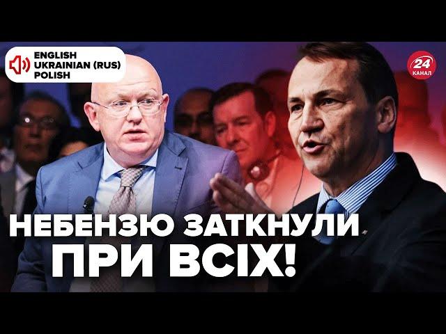 Sikorski tore Nebenzya apart at the UN! He even LEFT THE ROOM. This reaction is going viral, listen