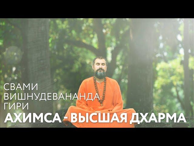 Сатсанг "Ахимса - высшая Дхарма". Свами Вишнудевананда Гири