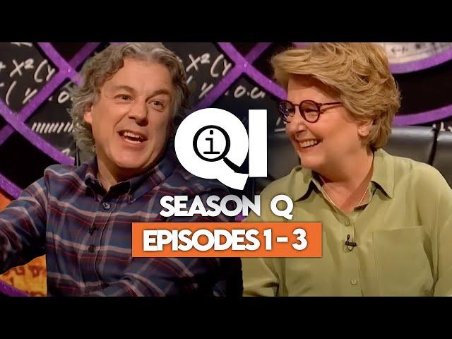 QI Full Episodes | Season Q | Episodes 1 - 3 With Sandi Toksvig & Alan Davies