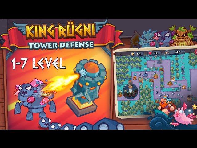 Игра "Король Ругни: Завоевание Башни" (King Rugni Tower Conquest) - прохождение 1 часть