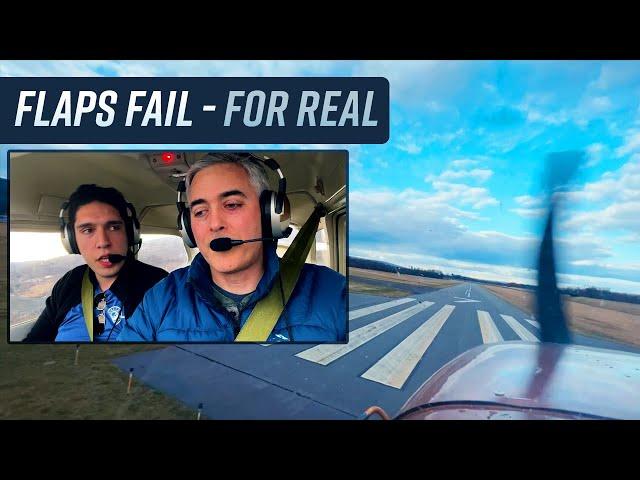 Flaps Fail For Real During My Flight Lesson