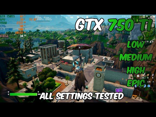 GTX 750ti I Fortnite - Season 5 - All Settings Tested (1080p)