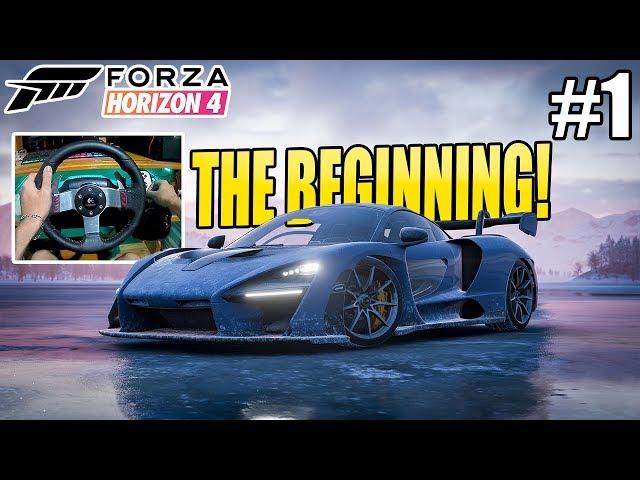 Forza Horizon 4 W/Logitech G27 + Excelvan Q8 4K #1-"THE BEGINNING!"