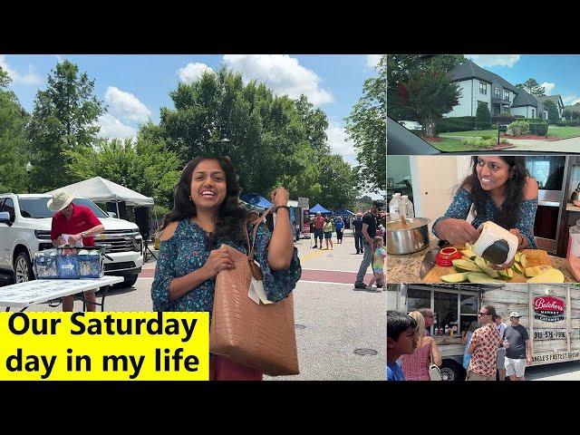 அமெரிக்காவில் Street Festival ~ Our Saturday day in my life~ Family Fun Weekend Family Traveler VLOG