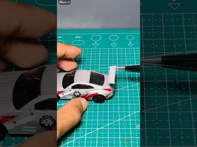 How to make Hotwheels spoilers #hotwheels #diecast #hotwheelscustom #diecastcustom