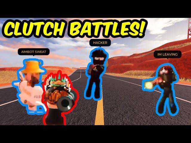 CLUTCH BATTLES WITH TRYHARD COPS IN JAILBREAK! | Roblox Jailbreak