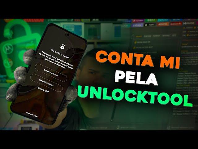 Como Desbloquear Conta Mi de Xiaomi Pela Unlocktool Com Apenas 2 Cliques! (Aula Completa)