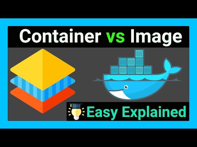 DOCKER image vs container: Difference EASILY explained with  for beginners. Rebuild on file changes