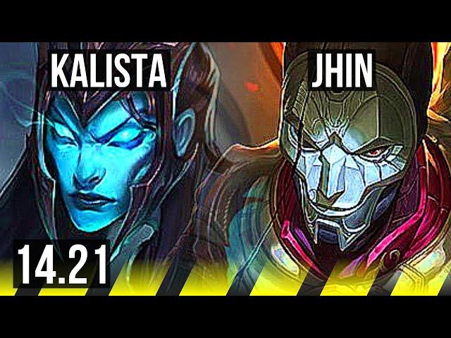 KALISTA & Rell vs JHIN & Vel'Koz (ADC) | Rank 3 Kalista, 10/1/6, Legendary | NA Challenger | 14.21