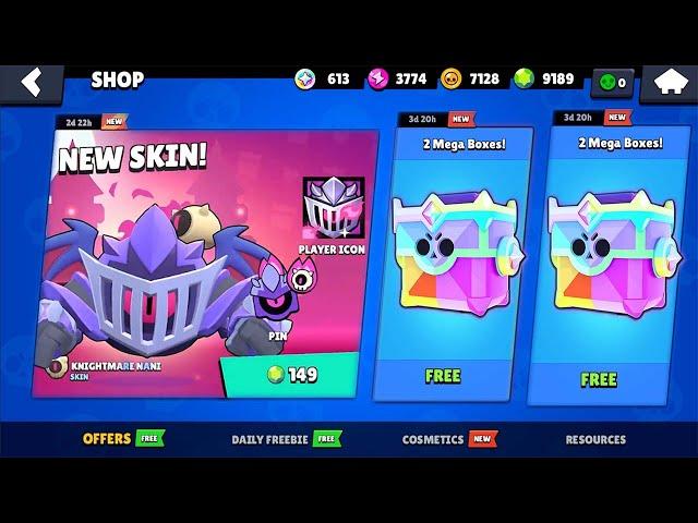 OKEYYYY!!KNIGHTMARE NANI!! LEGENDARY GIFTS!! 14 NEW BRAWLERS!! BRAWL STARS NEW UPDATE!!