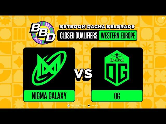 OG vs Nigma Galaxy - Betboom Dacha Belgrade CQ @AvilleYT