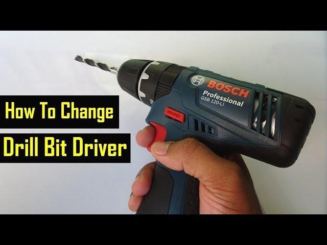 How To Change Drill Bit For Bosch First Time Users | Cordless | Wired | Hammer Models