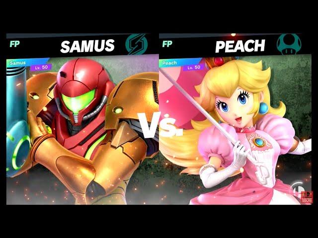 Super Smash Bros Ultimate Amiibo Fights – Samus vs the World #13 Samus vs Peach