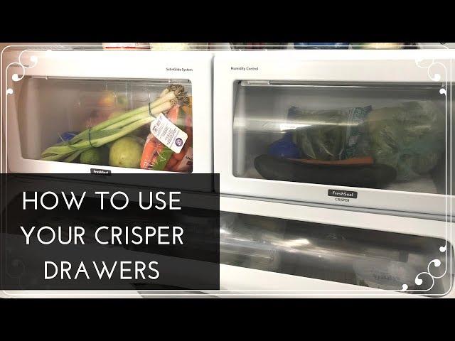 How to Use Your Crisper Drawers In Your Fridge Correctly