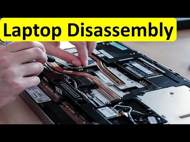 Learn how to disassemble Any Laptop easily | How to Take Apart and Clean a laptop