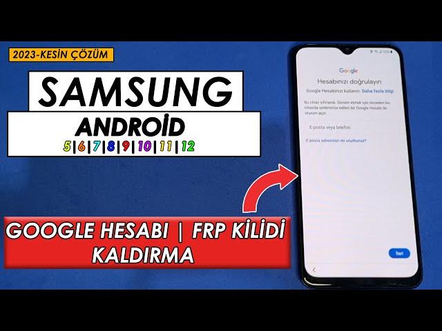 Samsung FRP Bypass ÜCRETSİZ Google Hesabı Kaldırma ! Android 11|12 (Bu Cihaz Sıfırlandı Çözümü)