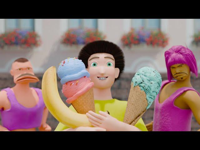 Ice cream | Banana| Funny animation | Cartoon