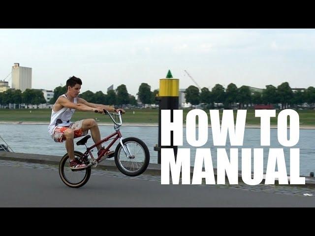 Как делать Мэнуал на BMX - How to Manual on a BMX / MTB |  Школа BMX Online #3 Дима Гордей