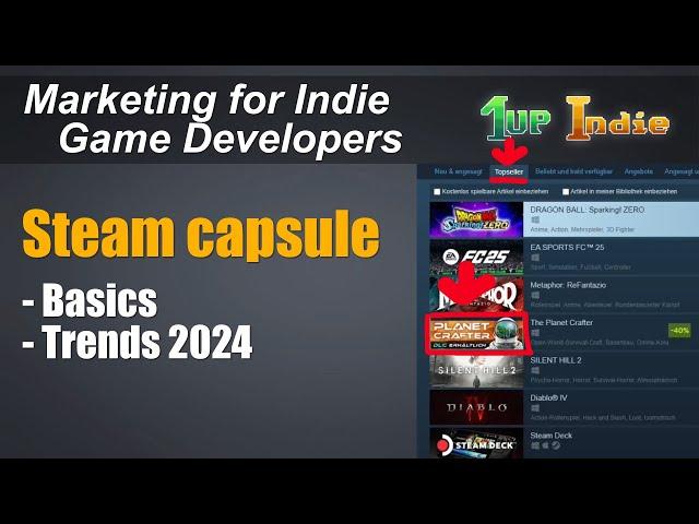 Steam capsule art, what is there to know? [Marketing for Indie developers]