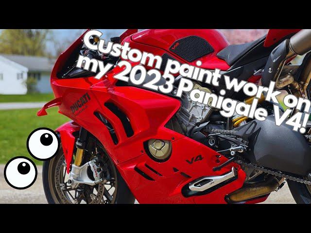 Every Panigale Needs MORE RED ; 2023 Panigale V4 Custom Paint Work