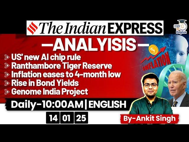 The Indian Express Analysis | 14 January 2025 | Daily Newspaper Analysis | UPSC CSE 2025