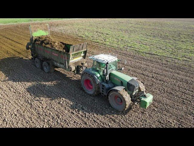 Zabójcza dawka azotu | obornik na grubo 2024 | Fendt 926 + Bergmann & Manitou