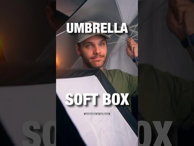 Umbrella VS Soft box: Which is Best for Flash Photography? #photographytips #lightmodifiers #shorts