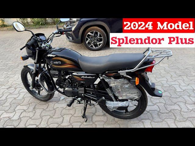 2024 Model Hero Splendor Plus Bs6 New Color Review | splendor plus new model 2024 | hero bike